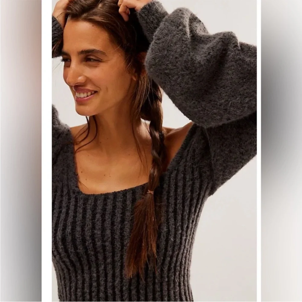 Free People Katie Mix Stitch Sweater